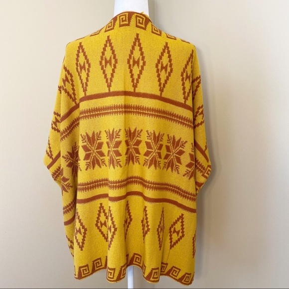 Kye Mi Open Front Aztec Print Cardigan - S - Picture 4 of 7